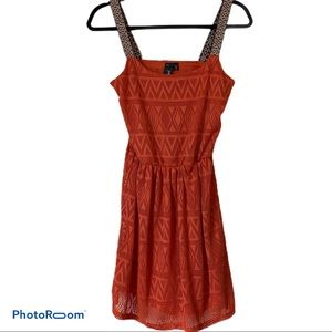 Orange dress Trixel Size Small